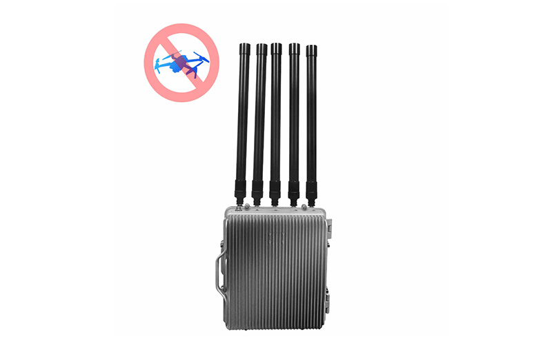 Waterproof  Portable 360 Degree Anti UAV Drone Jammer 