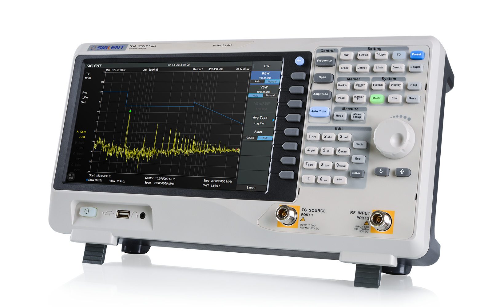 SSA3000X Plus Series Desktop Style Spectrum Analyzers